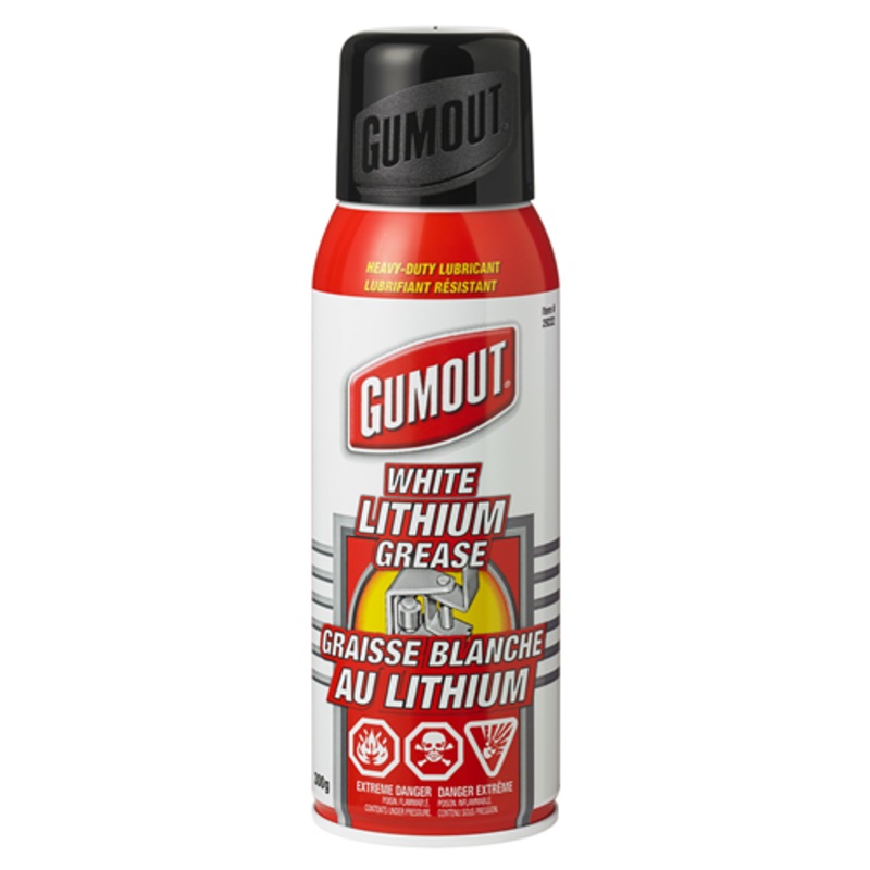 Permatex 29222 GUMOUT WHITE LITHIUM GREASE 300G AEROSOL