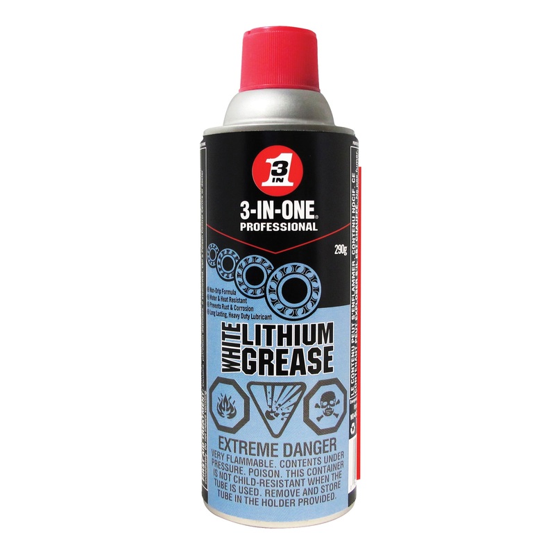 WD-40 01042 3-IN-ONE Professional White Lithium Grease 311g