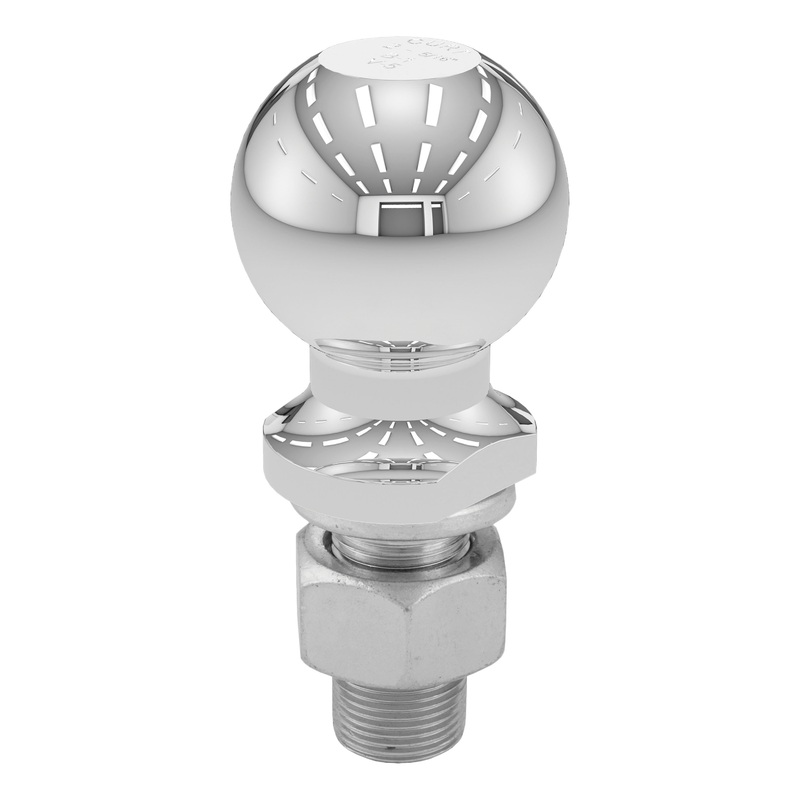 Curt 40067 2-5/16" Trailer Ball (1" x 2-1/8" Shank, 7,500 lbs., Chrome, Packaged)