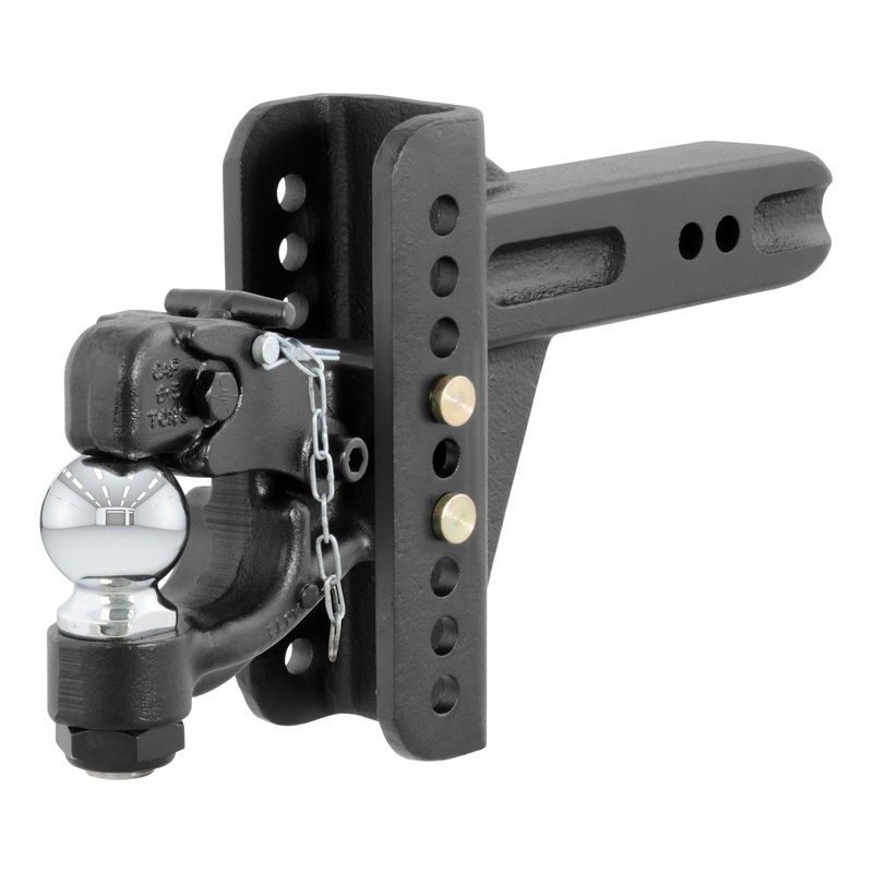 Curt 45908 Adjustable Channel Mount with 2-5/16" Ball & Pintle (2-1/2" Shank, 20,000 lbs.)