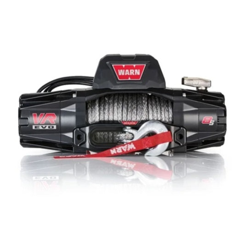 Warn 103251 WARN 103251 VR EVO 8-S Truck, Jeep, SUV Winch, 8,000 lb, Synthetic Rope. 8,000 lb. pulling capacity. 90' x 3/8" Synthetic Rope.