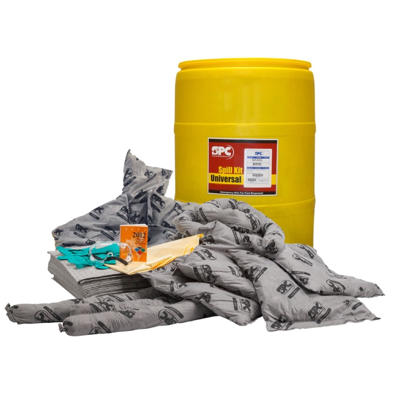 Brady SKA-55 ALLWIK 55-Gallon Drum Spill Control Kit - Universal Application