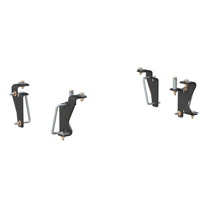Curt 16420 Custom 5th Wheel Brackets, Select Dodge, Ram 1500, 2500, 3500