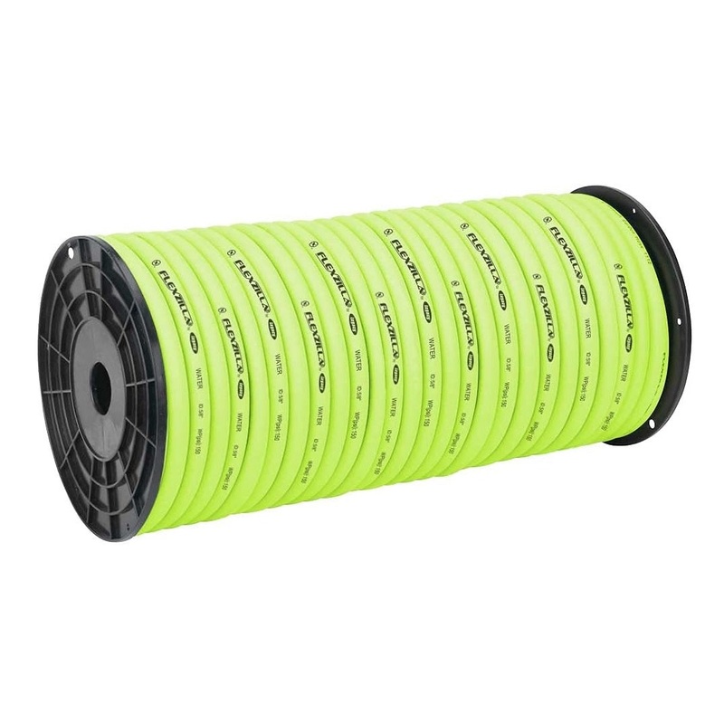 Flexzilla HFZW58250YW Flexzilla Pro Water Hose, 5/8" x 250 FT, plastic spool, ZillaGreen - ENGLISH ONLY NOT FOR CONSUMER SALE