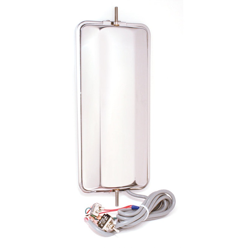 Grote 28461 7" x 16" Remote-Control Heated West Coast Mirrors