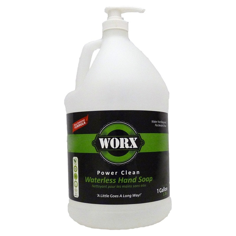 Worx Environmental Products (487) 36-0401 Power Clean Waterless Hand Soap - 1 gal. (3.78 L.)