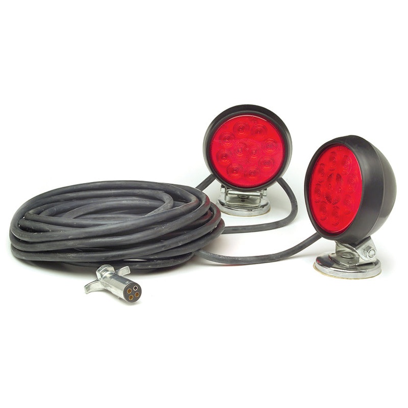 Grote 65432-4 Heavy Duty SuperNova LED Magnetic Towing Kit
