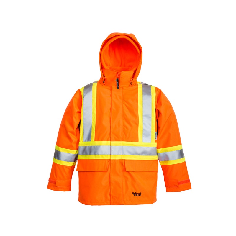 Viking 6400JO-XXL Safety 300D 3 in 1 Safety Jacket Orange (Size 2XL)