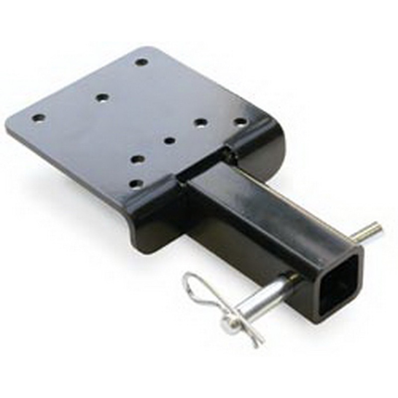 Warn 68531 For Utility Winches Receiver Hitch Mount Powder Coated Black Hitch Pin Included
