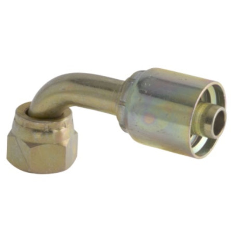 Continental Hydraulic 20883112 Perma-Crimp Fittings / 10 Pack - B2-JCFX90-0808 Fitting- JIC 37 Flare (SAE J514) Female 90 Elbow Swivel