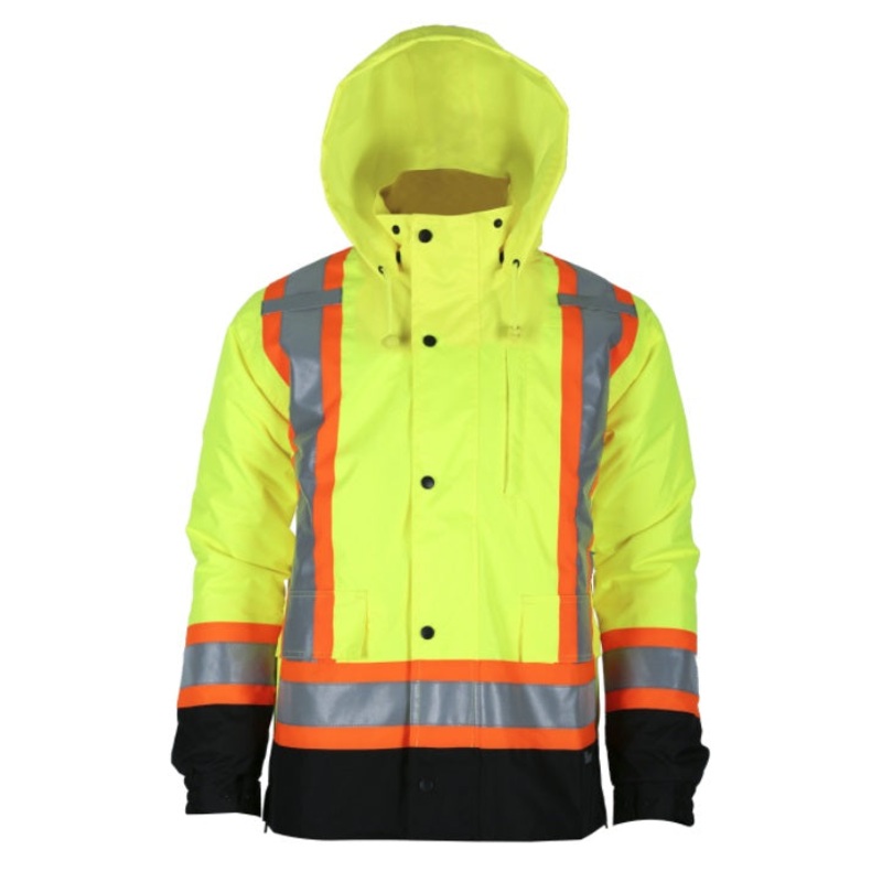 Viking 6328JG-XL Viking Handyman Hi-vis 7in1 Jacket Green (Size XL)