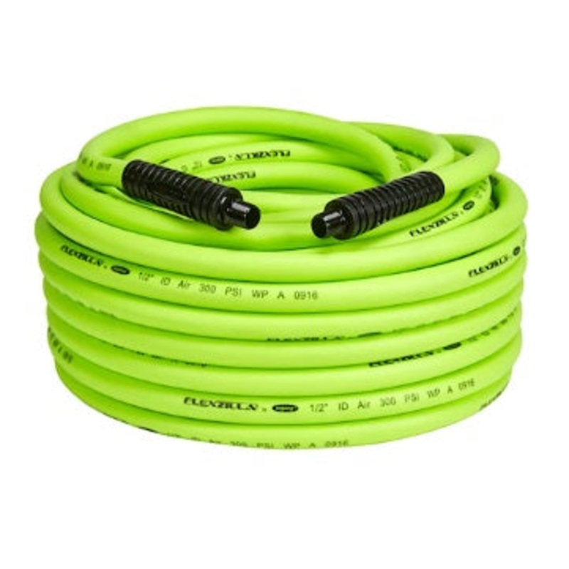 Flexzilla HFZ12100YW4 Flexzilla Air Hose, 1/2" x 100FT, 1/2" MNPT Fitting - ENGLISH ONLY NOT FOR CONSUMER SALE