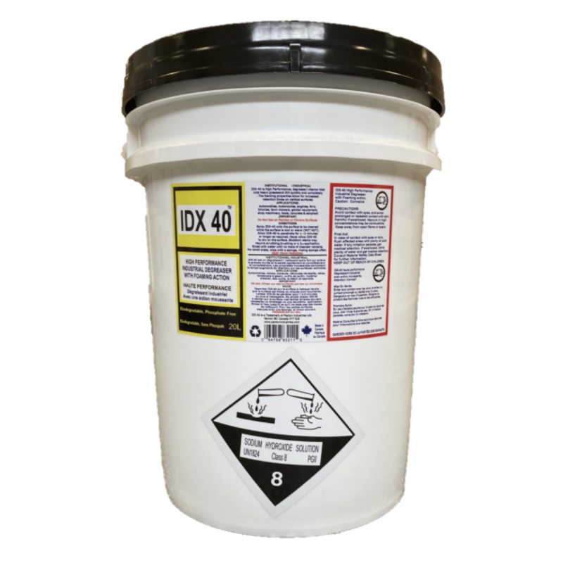 Paxton Industries 988-8078 IDX 40 Heavy Duty Foaming Degreaser 20L Pail