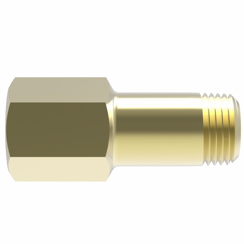 WHD 3200X8X6 BRASS PIPE ADAPTER 1/2 FPT X 3/8 MPT