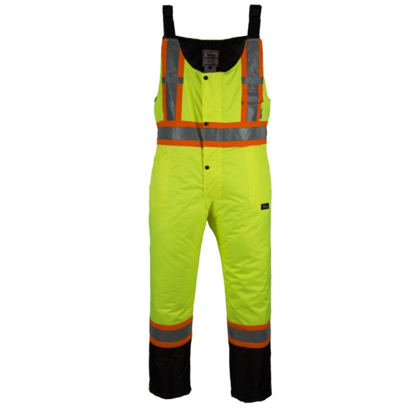 Viking 6328PG-XL Viking Handyman Hi-vis Lined Bib Green (Size XL)
