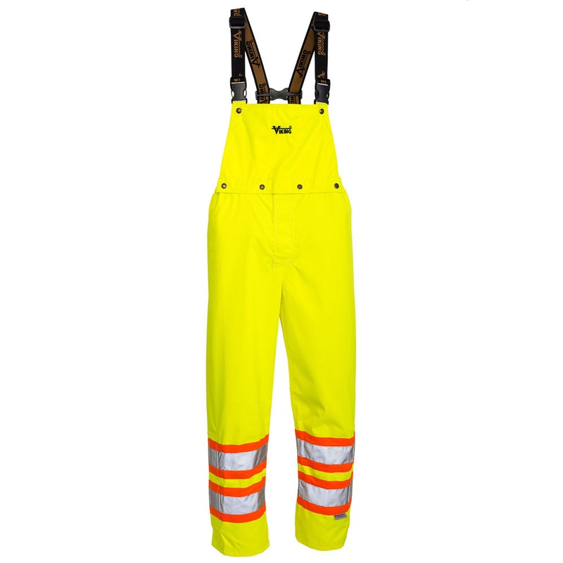 Viking 6330PG-M Viking Professional Journeyman 300D Trilobal Rip-stop Rain Bib Pants