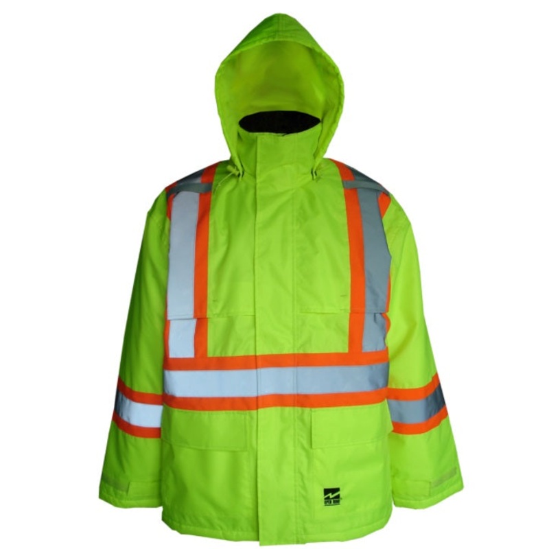 Viking 6326JG-XL Open Road Hi-Vis Insul150D Jacket Green (Size XL)