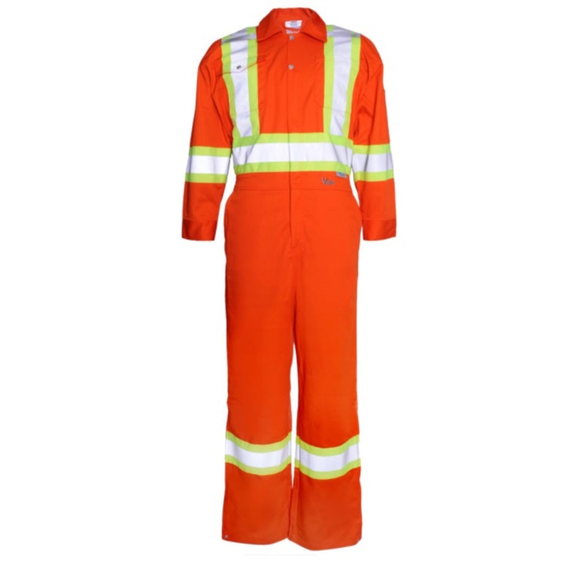 Viking VC30O-2XLT Viking 270 GSM (8oz/yd.) Coverall-4 Vibrance Safety Stripes