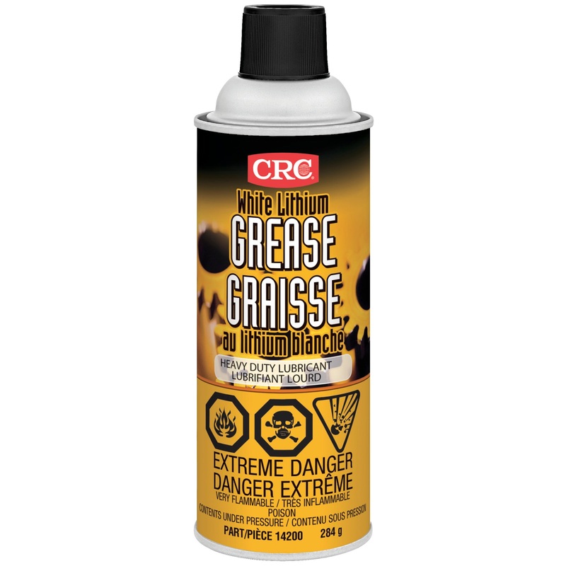 CRC 14200 White Lithium Grease, 284 Grams