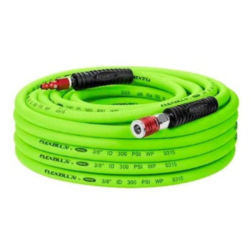 Flexzilla HFZ3850YW2-D Flexzilla Flexzilla Air Hose Kit, 3/8" X 50 FT, with Type D Coupler and Plug Red, (3 Piece) - ENGLISH ONLY NOT FOR CONSUMER SALE