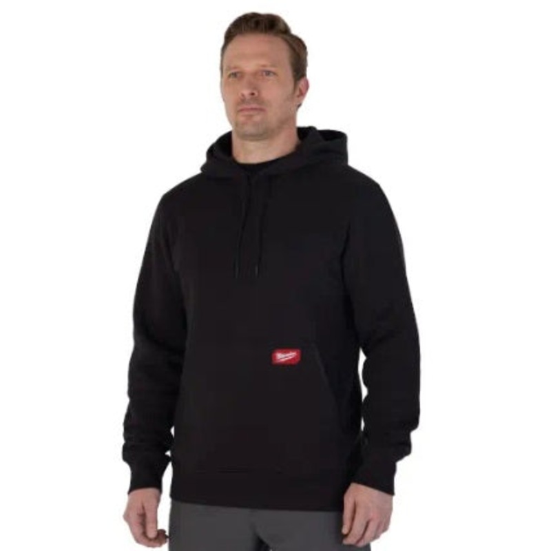 Milwaukee 351B-2X Midweight Pullover Hoodie (Black) 2X