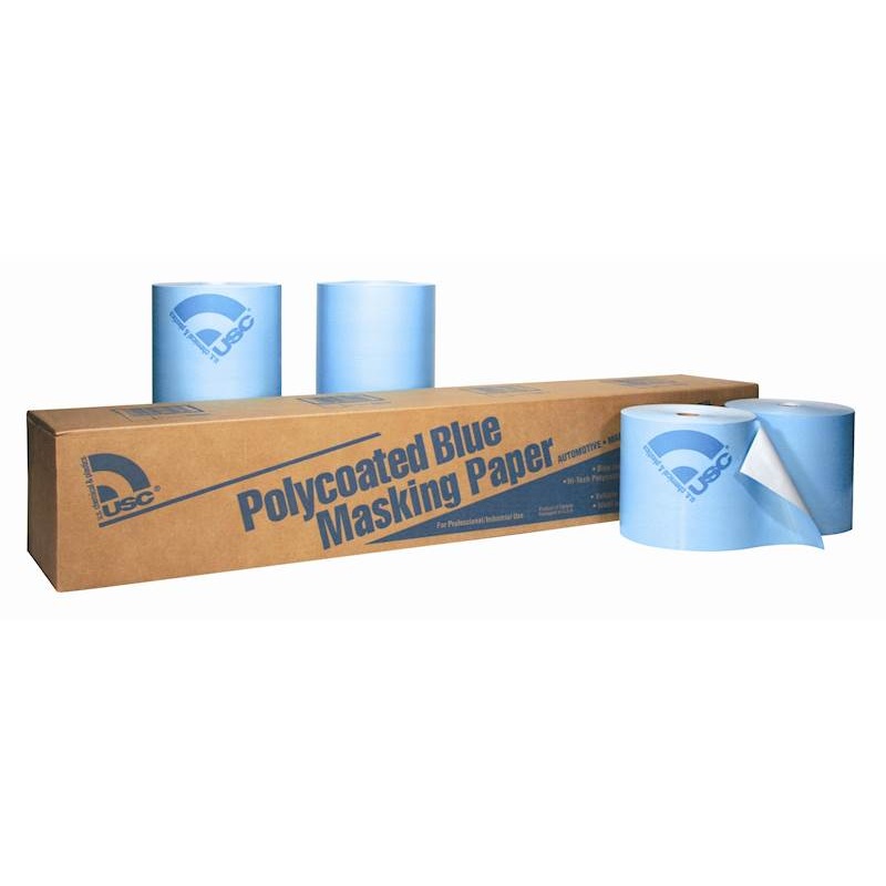 USC 38036 Polycoated blue premium masking paper