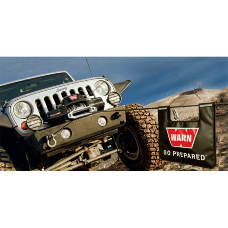 Warn 91575 Drape Over Winch Cable to Absorb Cable Whip; Recovery Bag; Black