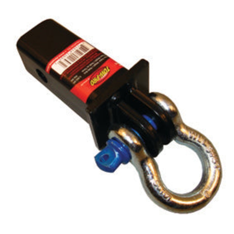 Dynaline 11694 Shackle (Tow Strap) Ball Mount - Solid, 3/4" Shackle 1000 TW, 10000GTW