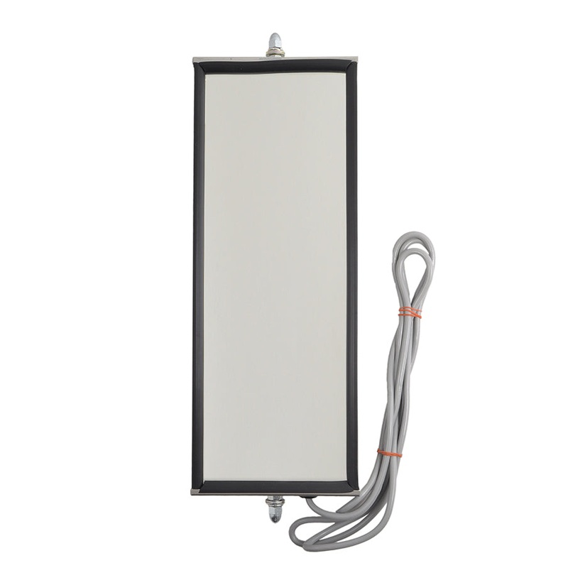 Grote 16173 West Coast Mirror with Clearance Light.