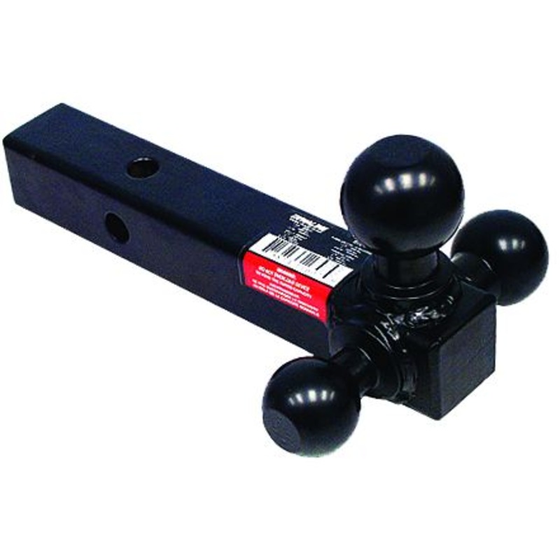 Dynaline 11652 Triple Ball Mnt Hollow-Square, 1-7/8", 2" & 2-5/16" Balls