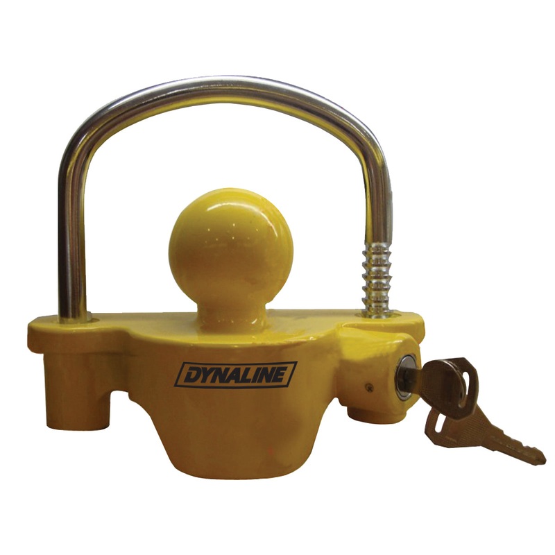 Dynaline 65086 Universal Trailer Coupler Lock, Heavy Duty