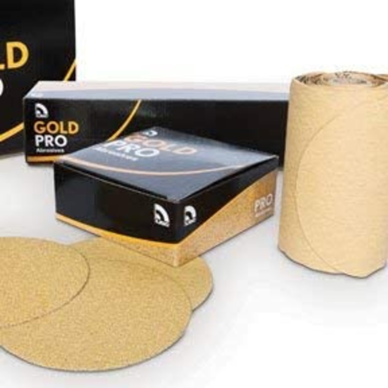 USC 080614 6" psa 320 grit gold roll