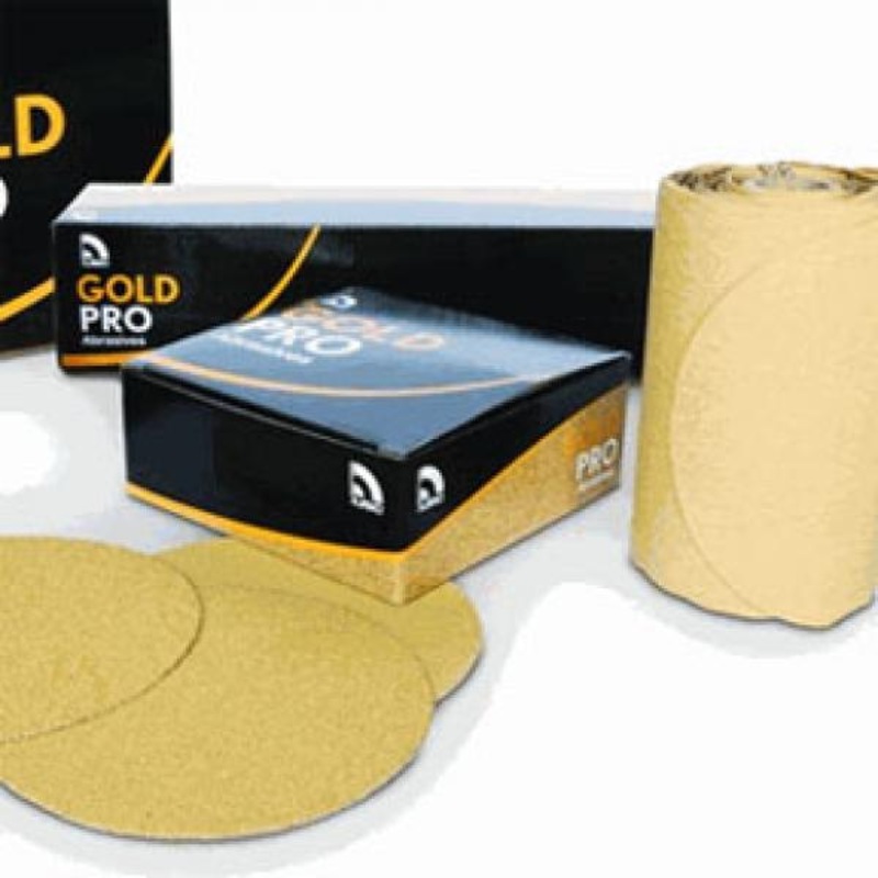 USC 080616 6" psa 400 grit gold roll