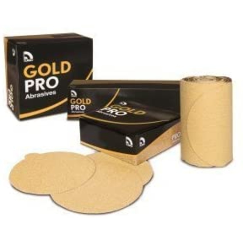 USC 082317 6" psa 500 grit gold paper flat