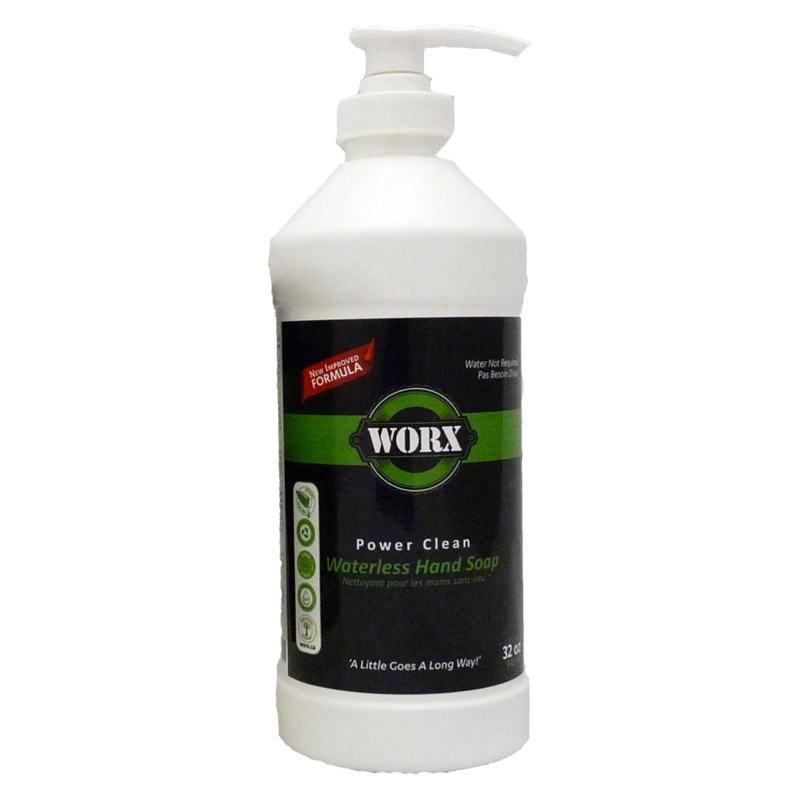 Worx Environmental Products 36-0432 Power Clean Waterless Hand Soap - 32 oz. (945 ml.)