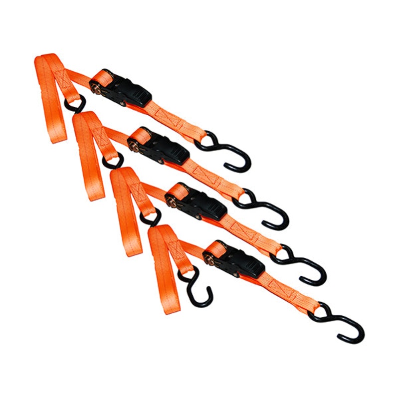 Ancra SL91 15'x1" General Purpose Ratchet w/Padded Handle -4pk