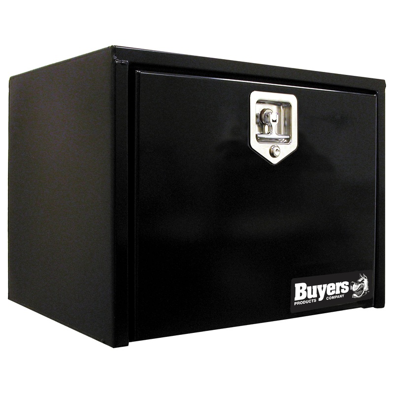 Buyers Products 1704305 24x24x36 Inch Black Steel Underbody Truck Box