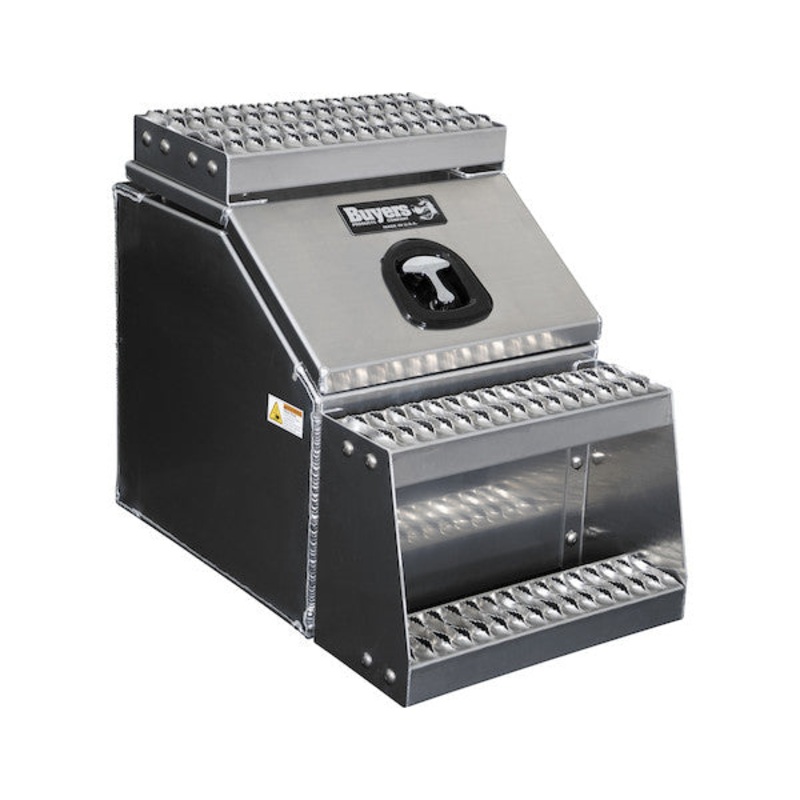 Buyers Products 1705281 BUYERS PRODUCTS 1705281 - WIDEOPEN CLASS 8 STEP BOX FOR SEMI TRUCKS - 18 INCH WIDTH (Dimensions: 23.31 " x 28.50 " x 18.25 ")