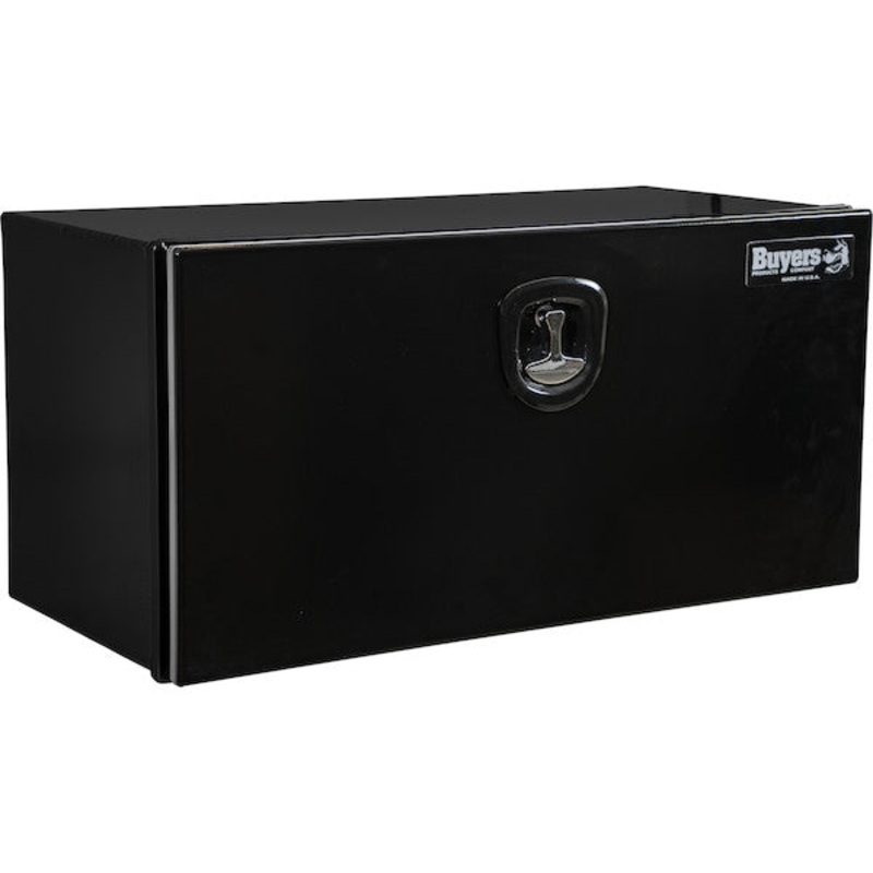 Buyers Products 1706980 Pro Series Smooth Aluminum Underbody Truck Box, 18x24x36 Inch Black