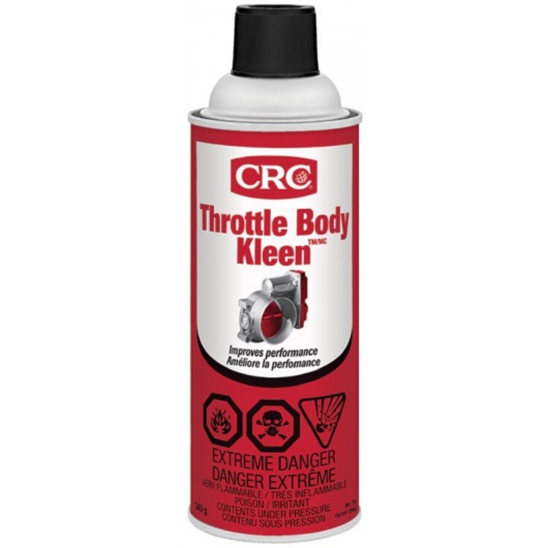 CRC 75078 Throttle Body Kleen Air Intake Cleaner, 340 Grams
