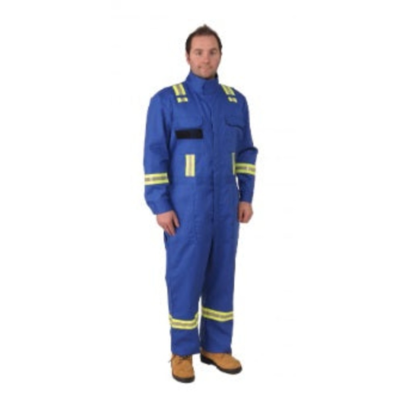 Viking 405791200XLT Viking Firewall FR Striped Coveralls - 9 oz.