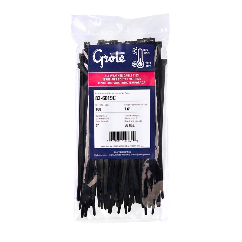 Grote 83-6019C Nylon Cable Ties