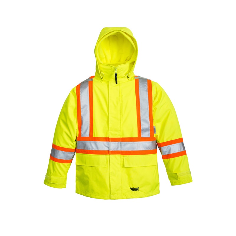 Viking 6400JG-XL Safety 300D 3 in 1 Safety Jacket Green (Size XL)