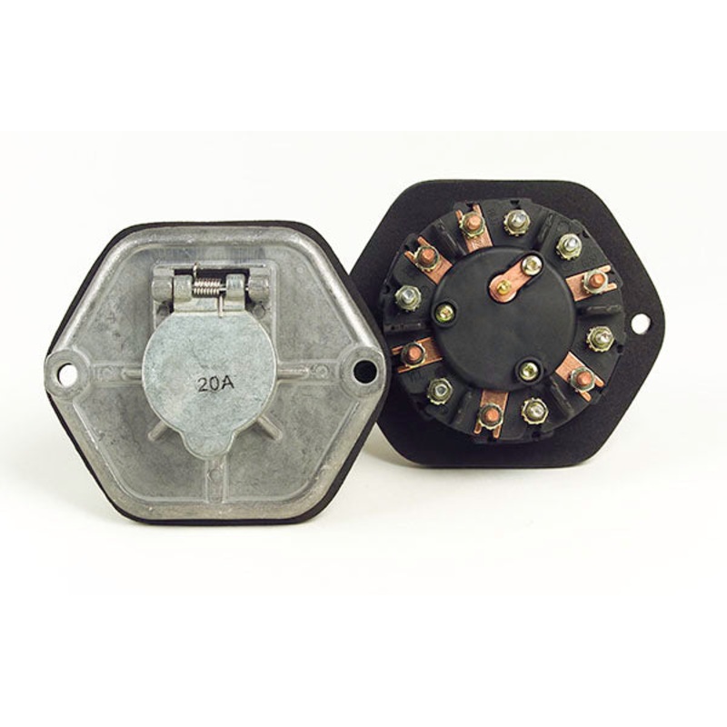 Grote (522) 82-0855 Zinc Die Cast 7-Way Socketbreakers