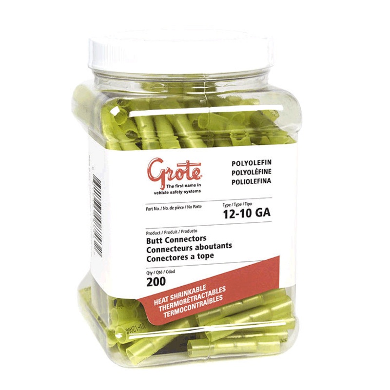 Grote (522) 83-3550-3 Heat Shrinkable Butt Connectors - Polyolefin